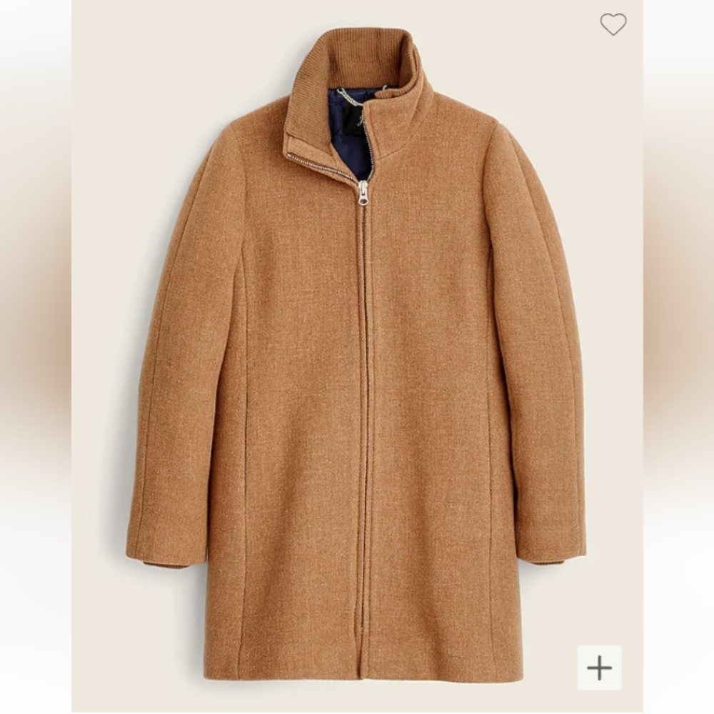 J. Crew Lodge coat in Italian stadium-cloth wool
